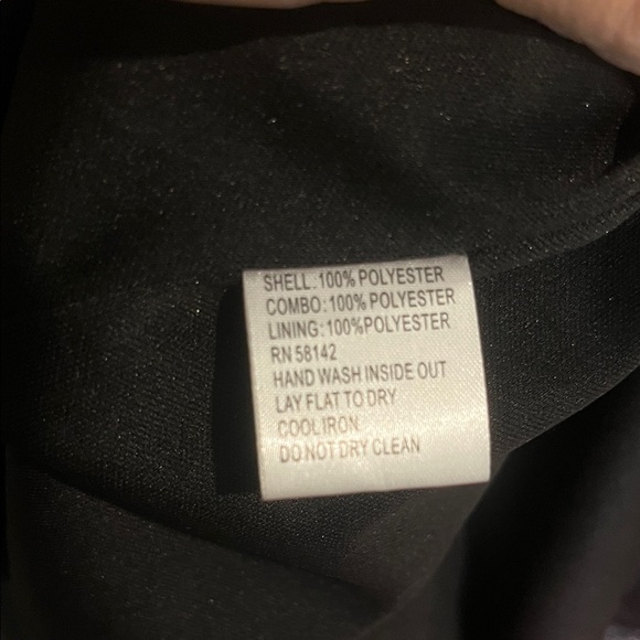 NWT Maggy London Women’s Shimmering Dark Gray Midi Dress Size 10 - Picture 7 of 7